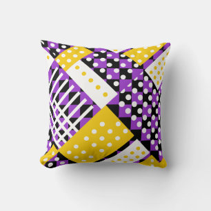 Coussin Orchidée foncée violette