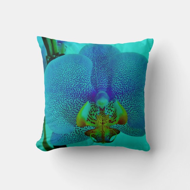 Coussin orchidée sous-marine (Recto)