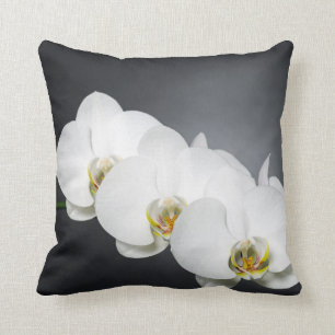 Coussin Orchidées blanches