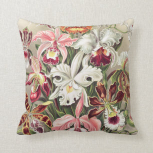 Coussin Orchidées, Orchidées Denusblumen par Ernst Haeck