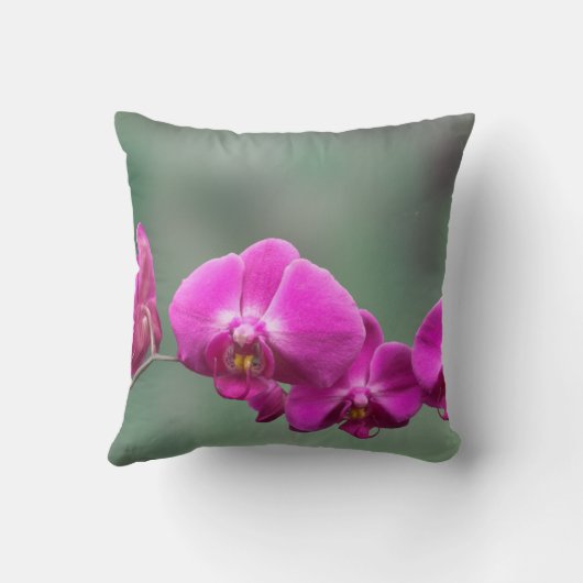 Coussin Orchidées roses (Verso)