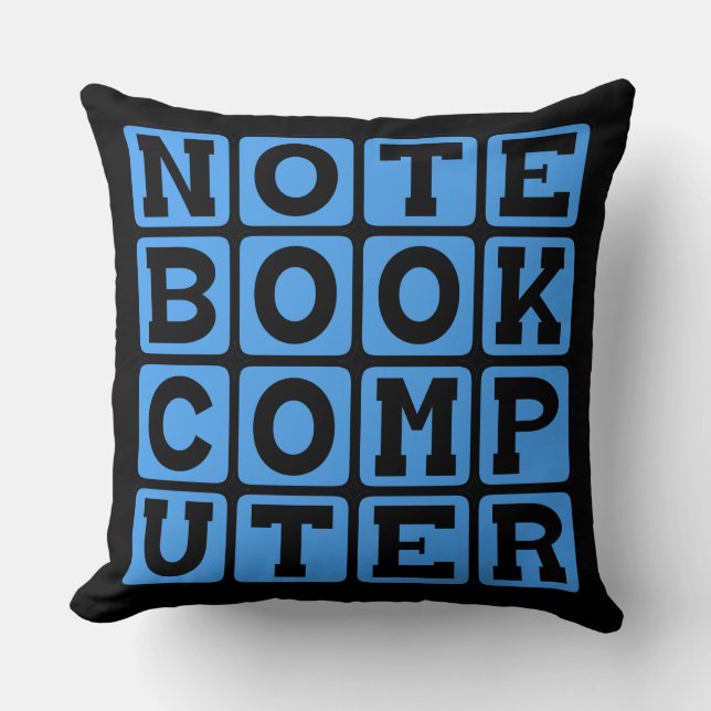 Coussin Ordinateur portable, dispositif portable (Recto)