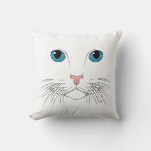 Coussin Oreille à lancer de chat bleu