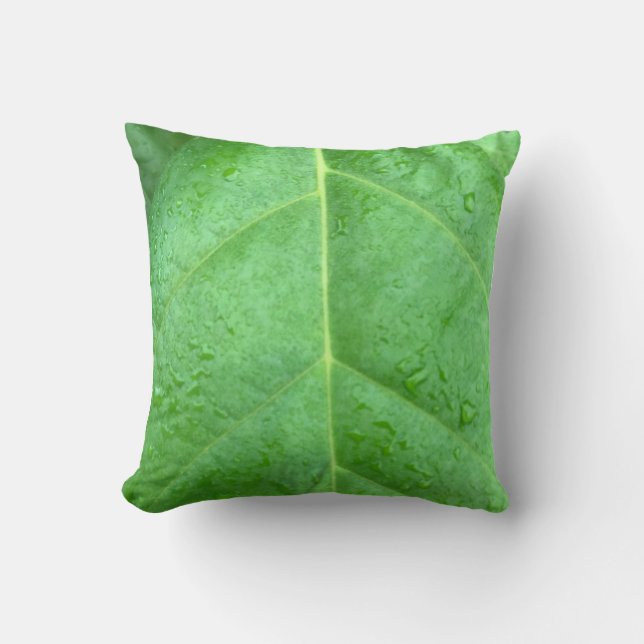 Coussin Oreille à lancer de feuilles (Recto)