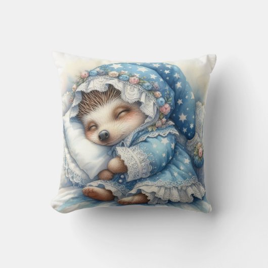 Coussin Oreille à lancer de haies bleues (Recto)