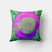 Coussin Oreille à lancer de la sève de chat (Verso)