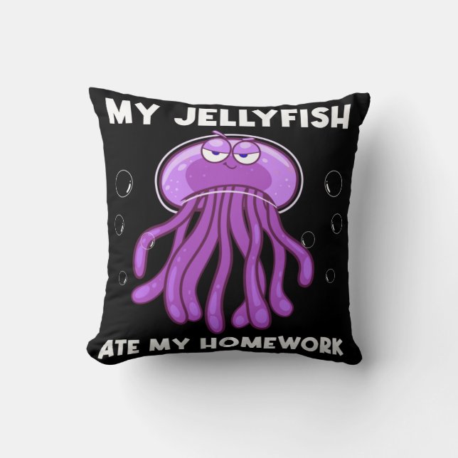 Coussin Oreille de méduse animale (Recto)