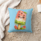 Coussin Oreiller Kawaii Glace Pastèque (Couverture)