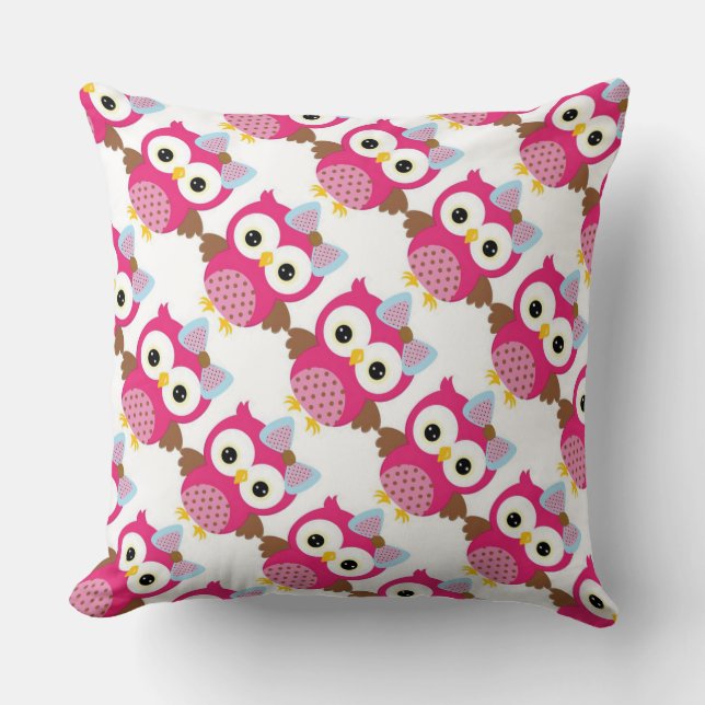 Coussin Oreillers/Chouettes À Thon De Catégorie A (Recto)