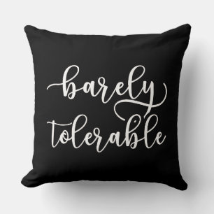 Coussin Orgueil et Préjugés - À peine Tolérable I