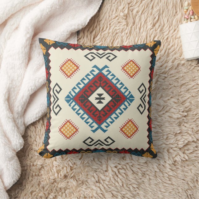Coussin Oriental Traditionnel Turc Kilim Motif (Couverture)