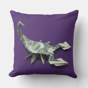 Coussin Origami d'argent Scorpion