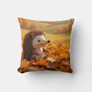 Coussin Origami Hedgehog Automne Thème