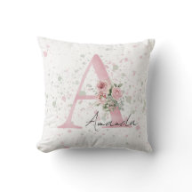 Origine de la lettre du bébé et nom aquarelle