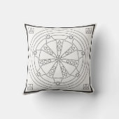 Coussin Origine de l'ÊTRE-Devenir et de toute existence (Verso)
