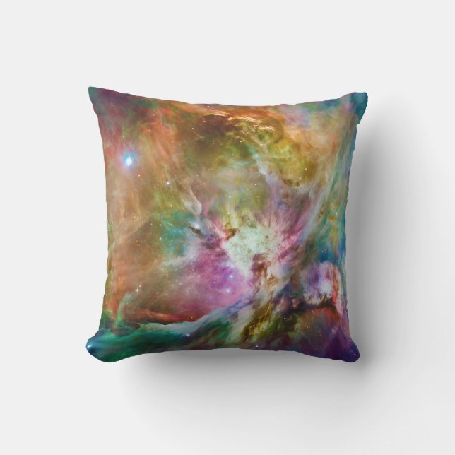 Coussin Orion décoratif Nebula Galaxy Photo spatiale (Recto)