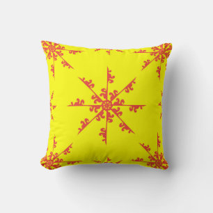 Coussin Ornament Swirl Motif vintage illustration abstrait