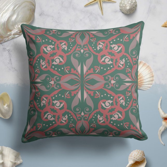 Coussin Ornat Elegance en Jade Green (Créateur téléchargé)