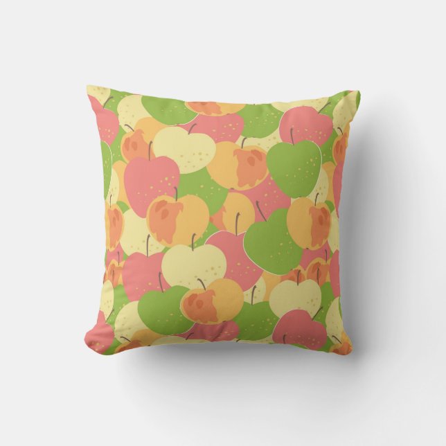 Coussin Ornement avec des pommes (Recto)