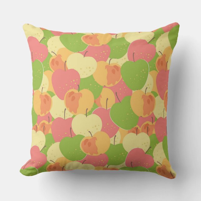 Coussin Ornement avec des pommes (Recto)