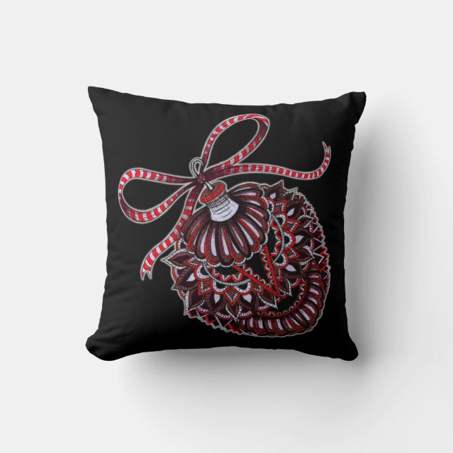 Coussin Ornement avec le texte (Recto)
