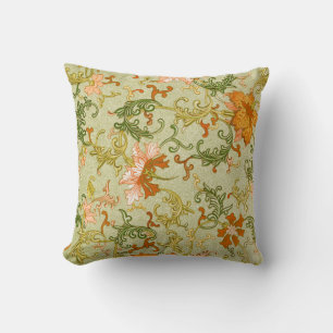 Coussin Ornement Chinois Vintage Fleurs Jones