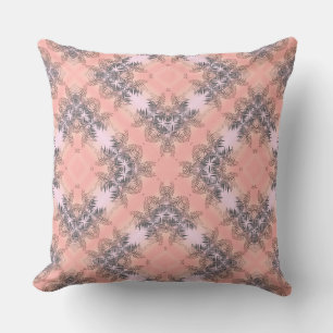 Coussin Ornement de feuille de palmier coloré brillant