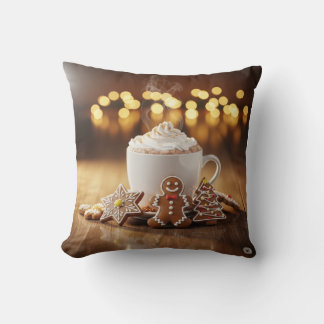 Coussin Ornement de Noël au cacao chaud