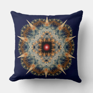 Coussin Ornement fractal épineux