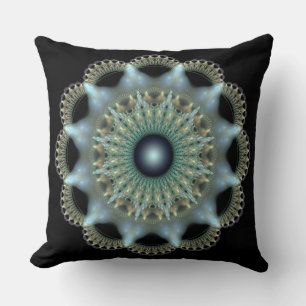 Coussin Ornement fractal étoile brillante