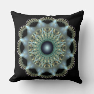 Coussin Ornement fractal étoile brillante
