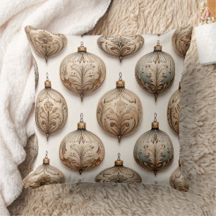 Coussin Ornements de cercle ornés - Baroque et piqué (1)