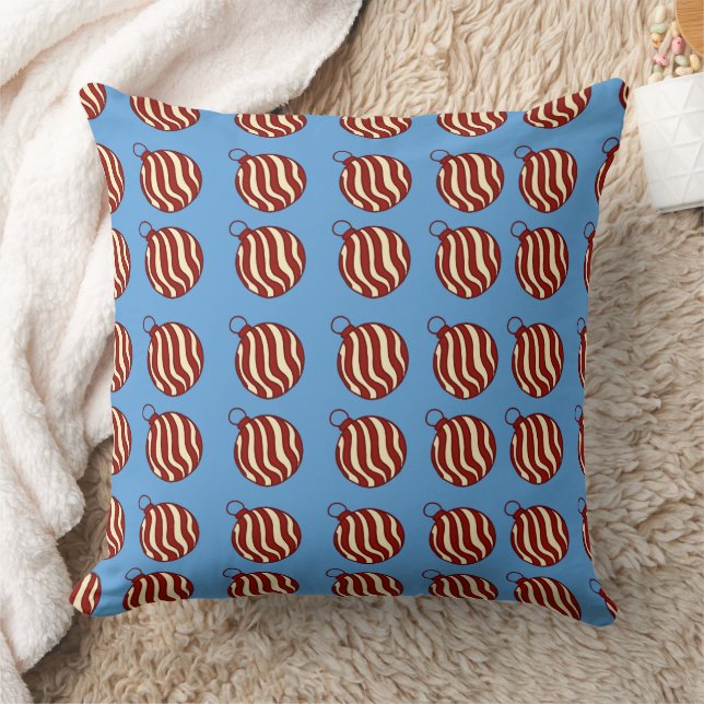 Coussin ornements de Noël avec 2 couleurs  (Couverture)