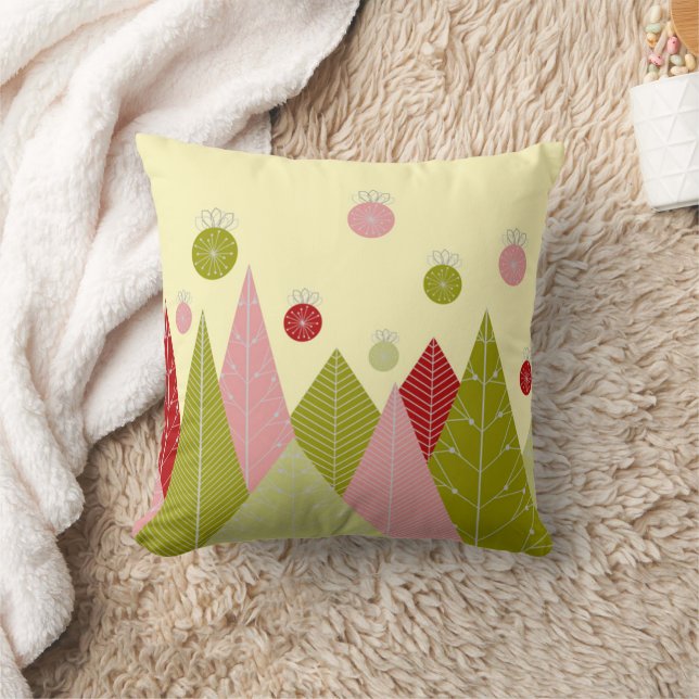 Coussin Ornements et arbres Noël (Couverture)