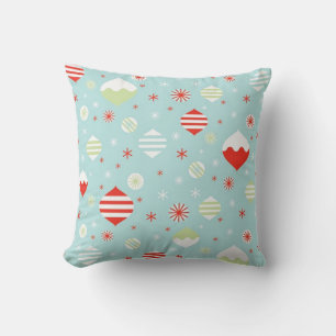 Coussin Ornements Vintages de Noël
