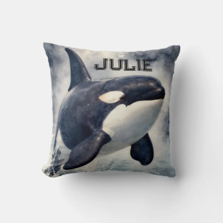 Coussin Orque Vagues orageuses, Personnalisé