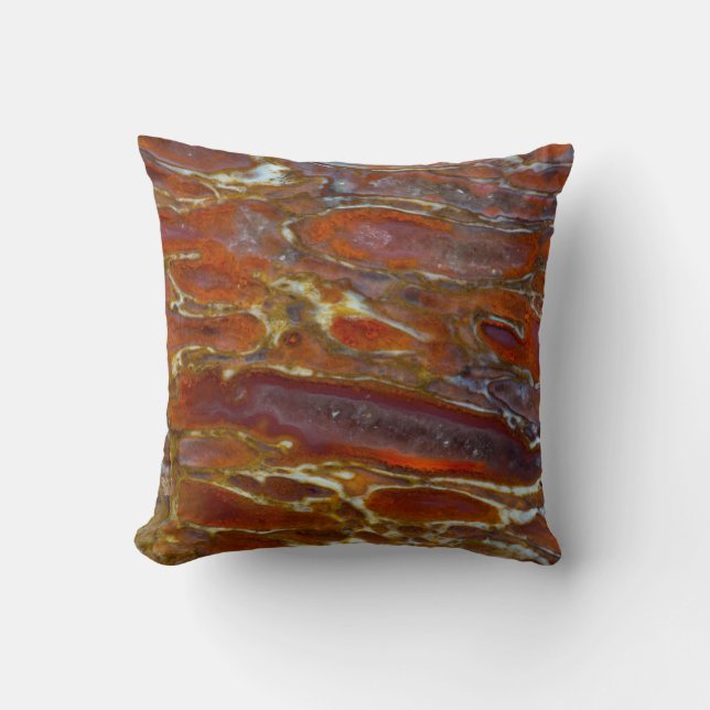 Coussin Os de dinosaure pétrifié (Recto)