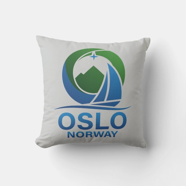 Coussin Oslo Norvège Europe (Recto)