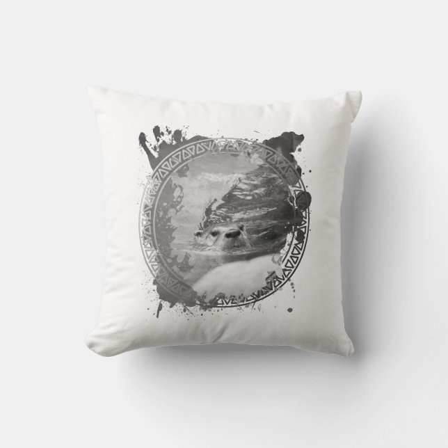 Coussin Otter Art (Recto)