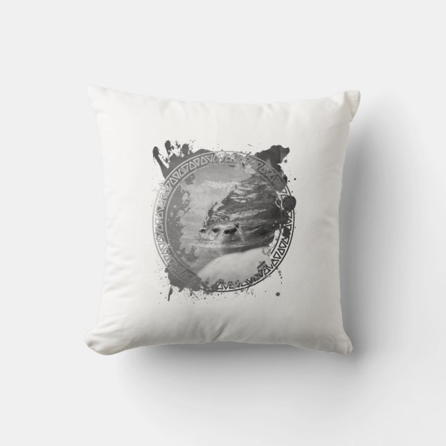 Coussin Otter Art (Recto)