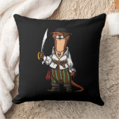 Coussin Otter Pirate Animal marin Capitaine Animal (Couverture)