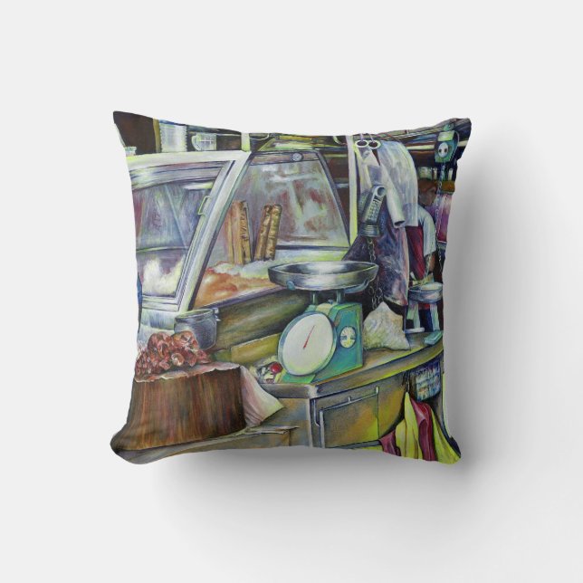 Coussin Où est le Fish Head Curry ?Singapour (Recto)