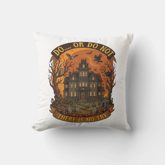 Coussin Oubliez les bonbons, donnez-moi simplement un fant (Recto)