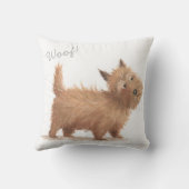 Coussin  Ouf ! Cushion - Chien écossais / Cairn Terrier (Verso)