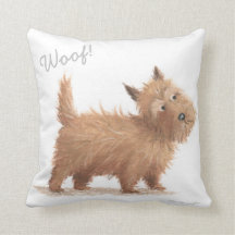  Ouf ! Cushion - Chien écossais / Cairn Terrier