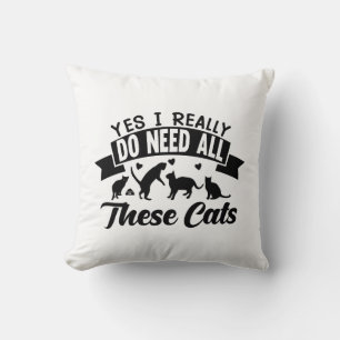 Coussin oui j'ai bien besoin de tous ces chats les chats