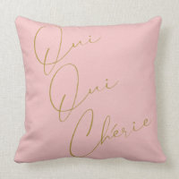 Oui Oui Chérie Citation française Chic Funny Blush