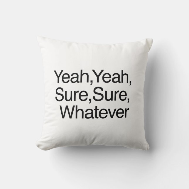 Coussin Oui Oui Oui Oui Oui Oui (Recto)