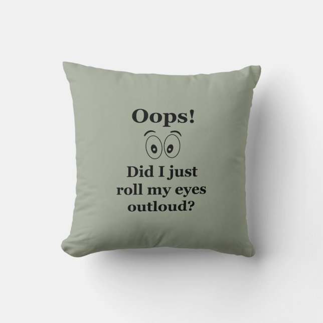 Coussin Oups ! (Recto)