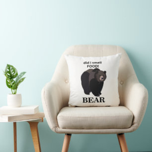 Coussin Ours Ai-Je Senti Nourriture Drôle Ours